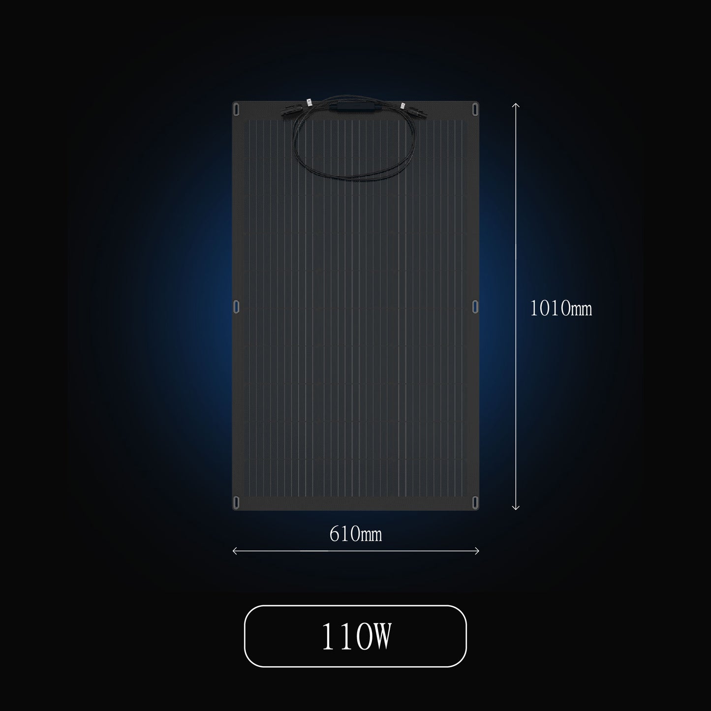 Flexible solar panels