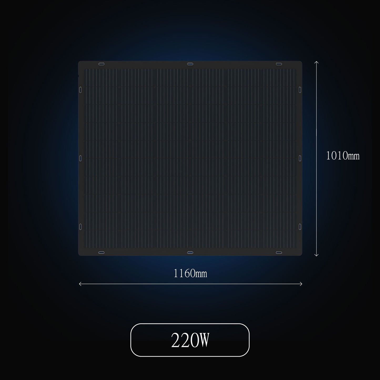 Flexible solar panels
